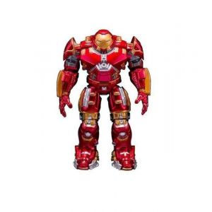 Figurine Articulée Iron Man Hulkbuster 18 cm – Avengers Marvel – Casque Ouvrant Réacteur Lumineux LED – Collection Super-Héros