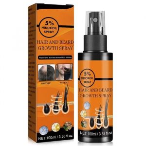 5% Minoxidil for Men and Women 100mL Hair Growth Spray for Stronger Thicker and Longer Hair Regrowth Hair Loss and Thinning