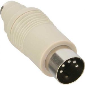 Adaptateur clavier - INLINE - 5 broches DIN - PS/2 - Noir