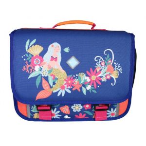 Bodypack - Cartable Sirène 38cm - Fille - 2 Compartiments + Poche - Dos et Bretelles Matelassés - 34x39x20cm - Polyester -...