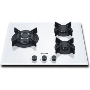 Plaque au gaz MXONDA Gaz Naturel (3 Feux &agrave; gaz) 60 cm - MX ONDA - Blanc - 3 Feux &agrave; gaz