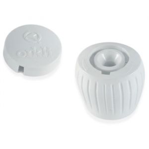 Manette pour robinet chauffage ORKLI complet avec vis et capuchon