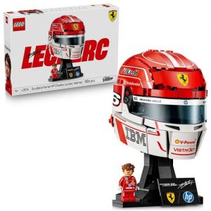 LEGO Editions 43014 Scuderia Ferrari HP Casque de Charles Leclerc - Maquette Produit F1