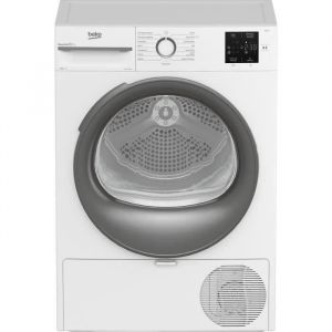 S&egrave;che-linge pompe &agrave; chaleur BEKO D3H19302W - 9 kg - L60cm - Blanc