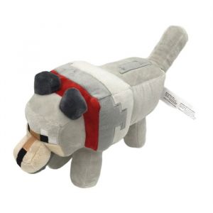 Mignon Peluche loup Minecraft de 137 pouces animal en peluche poupée en peluche à collectionner jouet en peluche pour les fans1