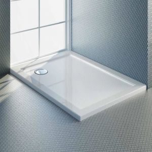 Receveur de douche - Flower - Rectangle - Ultraslim - 70x110x4 cm - Acrylique