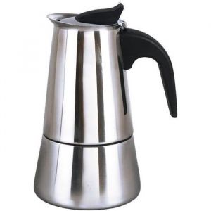 Cafetière italienne - ROYAL SWISS - 4 tasses - Inox 18/10 - Compatible tous feux - Pour adultes