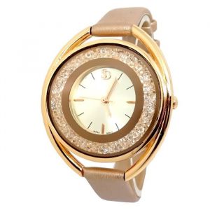MONTRE FEMME CUIR VIEUX ROSE  NUDE  ROSE GOLD EXTRA FINE BIJOUX ID&Eacute;E CADEAU