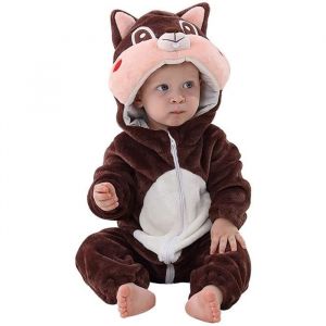 PyjamaVetement Bebe D&eacute;guisementGar&ccedil;on et Fille Combinaison Pyjama Grenouillerepour 0-6 Mois(90cm)