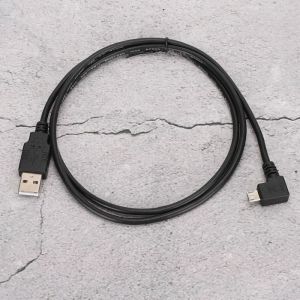 Câble de connexion micro USB vers USB câble micro USB vers USB à angle droit durable noir appareils GPS de la série Tomtom GO