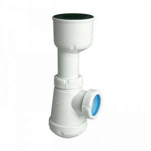 Piece detachee sanitaire plomberie Jimten - 004528 -s-380 Siphon pour urinoir bouteille court extensible