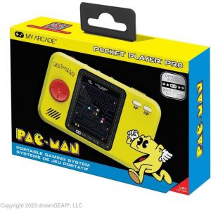 Console r&eacute;tro - Atari - Pocket Player PRO Pac-Man - Ecran 7cm Haute R&eacute;solution - Jeu darcade