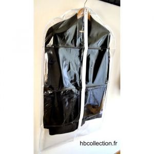 Housse transparente pour vêtements format court