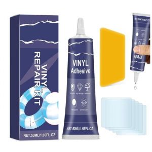 Kit Réparation Piscine Rustine Piscine Kit Réparation Spa Gonflable Rustine Spa Gonflable pour Matelas Pneumatiques(50ml)