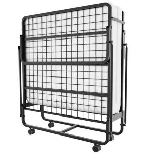 Lit Pliant 1 Personne 90x190 cmDewinner Lit Pliable Adulte avec Matelas en Mousse de 10cm Structure RobusteCharge 300 kg