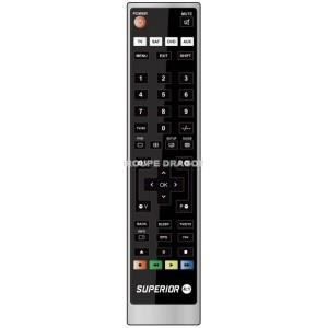 T&eacute;l&eacute;commande Universelle 4 en 1 - Thomson - DTH8000E - Compatible TV/SAT/DVD/AUX - Couleur Noir