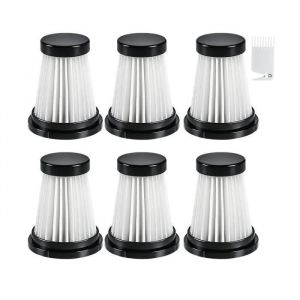 6 Filtres HEPA pour Aspirateur Moosoo K12 - K12 Pro - K13 et Aspirateur à Main Genius Invictus One 1.0-2.0 ACCESSOIRE D’ASPIRATEUR