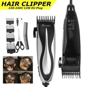 SURKER &Eacute;lectrique Tondeuse Cheveux 12W 220V pour Adulte Enfant B&eacute;b&eacute; Outil Pro Maison