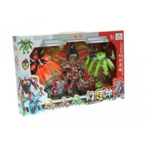 Jouet - Transformers Rescue Bots - Set de 3 robots transformables - Rouge - Enfant - Garçon - 14 ans - Piles