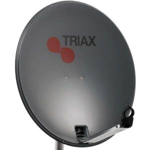 Parabole - TRIAX - TDS64 - Acier galvanisé - Système Clic-On - Couleur Anthracite