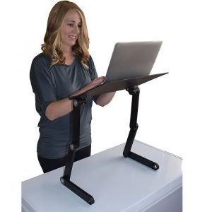Support pour Ordinateur Portable - Table de Lit Pliable Table pour PC Support de Lecture inclinable pour canap&eacute; Livre Magazine e