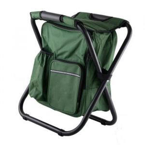 Shipenophy siège de sac à dos portable Chaise isotherme pour sac à dos tabouret de Camping pliant léger de sport fauteuil Vert OD