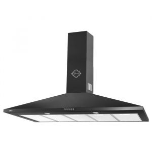 Hotte murale - GURARI - GCH C 147 BL 120 - 120 cm - 1000 m&sup3;/h - Noir