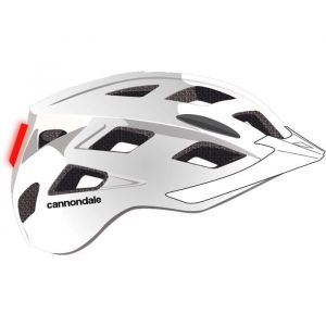 Casque de v&eacute;lo Cannondale Quick Blanc 2021 -M (52-58 cm) - Enfant - V&eacute;lo loisir - Durable et l&eacute;ger