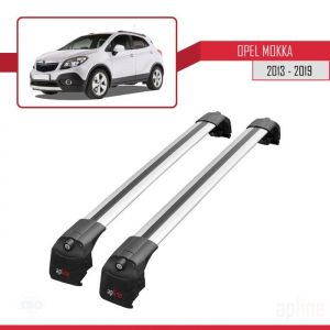 Barres de toit - ACE-2 - Opel Mokka 2013-2019 - Aluminium - Gris - Charge utile < 300 kg