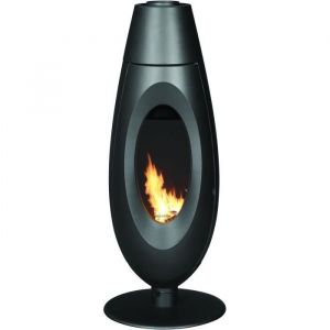 Poêle à bois - INVICTA Ovatio - 5 KW - bûches 32 cm