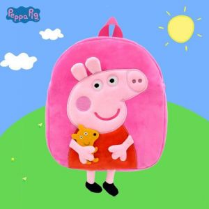 Peluche -YIBUJIAZU-Sac à dos en peluche pour enfants Peppa Pig Cadeaux danniversaire de-jouets cadeaux adultes enfants