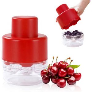 7 Trous Dénoyauteur à CerisesHandheld Olive Noyaux Extracteur Multi Dissolvant de Cerise Manuel Outil Pitter Fruit