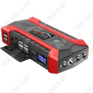 TD Booster batterie voiture jump starter démarreur de batterie de voiture portable avec charge rapide pinces de sûreté