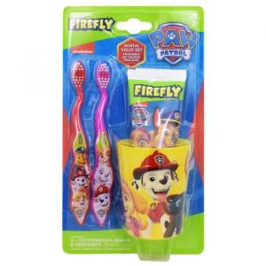 Ensemble de 2 Brosses À Dents Gobelet et Dentifrice Paw Patrol - Firefly - Enfant - Mixte