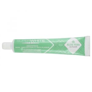 Dentifrice - SuperWhite - Aloe Vera - 75ml - Protection de lémail - Anti-plaque - Fraîcheur