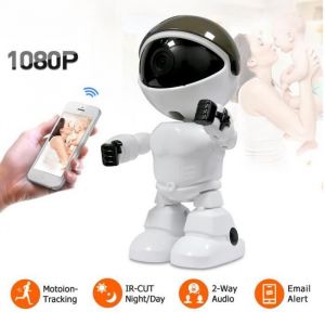 OFELI ® 2MP HD Caméra IP Sans Fil Caméra Robot Wi-fi 1080P Caméra de Vision Nocturne Wifi Caméra Réseau IP CCTV Audio