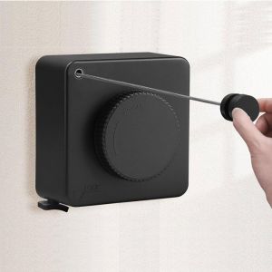 &Eacute;tendoir &agrave; linge r&eacute;tractable - &Eacute;tendoir &agrave; linge r&eacute;tractable 55 m - &Eacute;tendoir &agrave; linge ext&eacute;rieur - &Eacute;tendoir &agrave; linge mural pour la buan