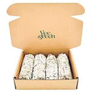Coffret de 4 Bâtons de Sauge Blanche - Purification - Encens Naturel - Origine Californie