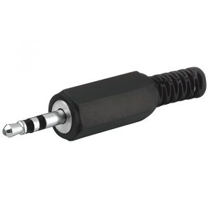 Fiche audio Jack 3.5mm stéréo à souder