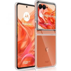 Coque Compatible Avec Motorola Moto Razr 50Housse Étui Antichoc Avec Cadre En PcHd Clair Anti-Jaune Anti-Rayures Étui Anticho
