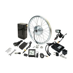 Kit de conversion DIY pour vélo pliant Brompton mini moyeu 36 V 87 Ah/3132 Wh 75 mm dans une roue 16 x 1 3/8