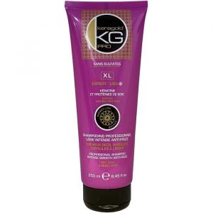 KERAGOLD PRO Shampoing EXPERT LISS XL - Sans Sulfates &Agrave; La Keratine & Prot&eacute;ine De Soie 250 Ml