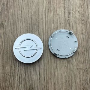 Lot de 4 centre de roue cache moyeu Remplacement pour Opel 64mm Argent