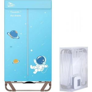 UTEN 1500W Séche à Linge étendoir PliableSéchoir À Linge Portable ÉlectriqueSéchoir Chauffage avec Sac de RangementCapacité 15kg