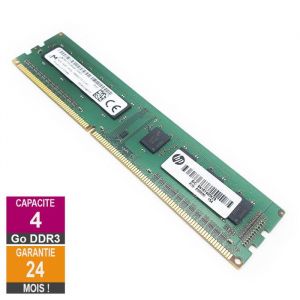 Barrette M&eacute;moire 4Go RAM DDR3 Micron MT8KTF51264AZ-1G9P1 DIMM PC3L-14900U 1Rx8