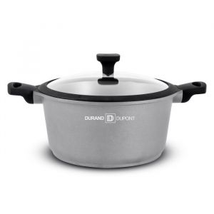 Faitout Fonte Daluminium 28 Cm Avec Couvercle Chambord Titane Ft28tfi Durant Dupont