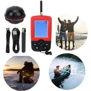 ARAMOX Fish Finder sans fil D&eacute;tecteur de poisson sans fil portable sondeur de sonar capteur de p&ecirc;che leurre &eacute;cho sondeur