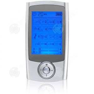 INN Électrostimulateur Stimulateur Musculaire 16 modos AB canal 20 niveles Massage de intensidad ajustable 8 électrodes