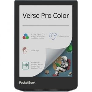 E-reader - PocketBook - Verse Pro - Écran 6 pouces - 1 Go RAM - Bluetooth