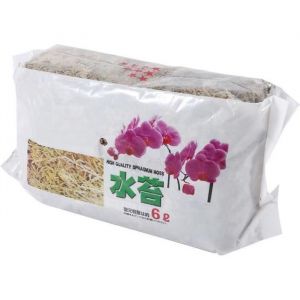 Cuque mousse de sphaigne dorchid&eacute;e Engrais organique de nutrition hydratante de mousse de sphaigne de jardin 6L pour lorchid&eacute;e